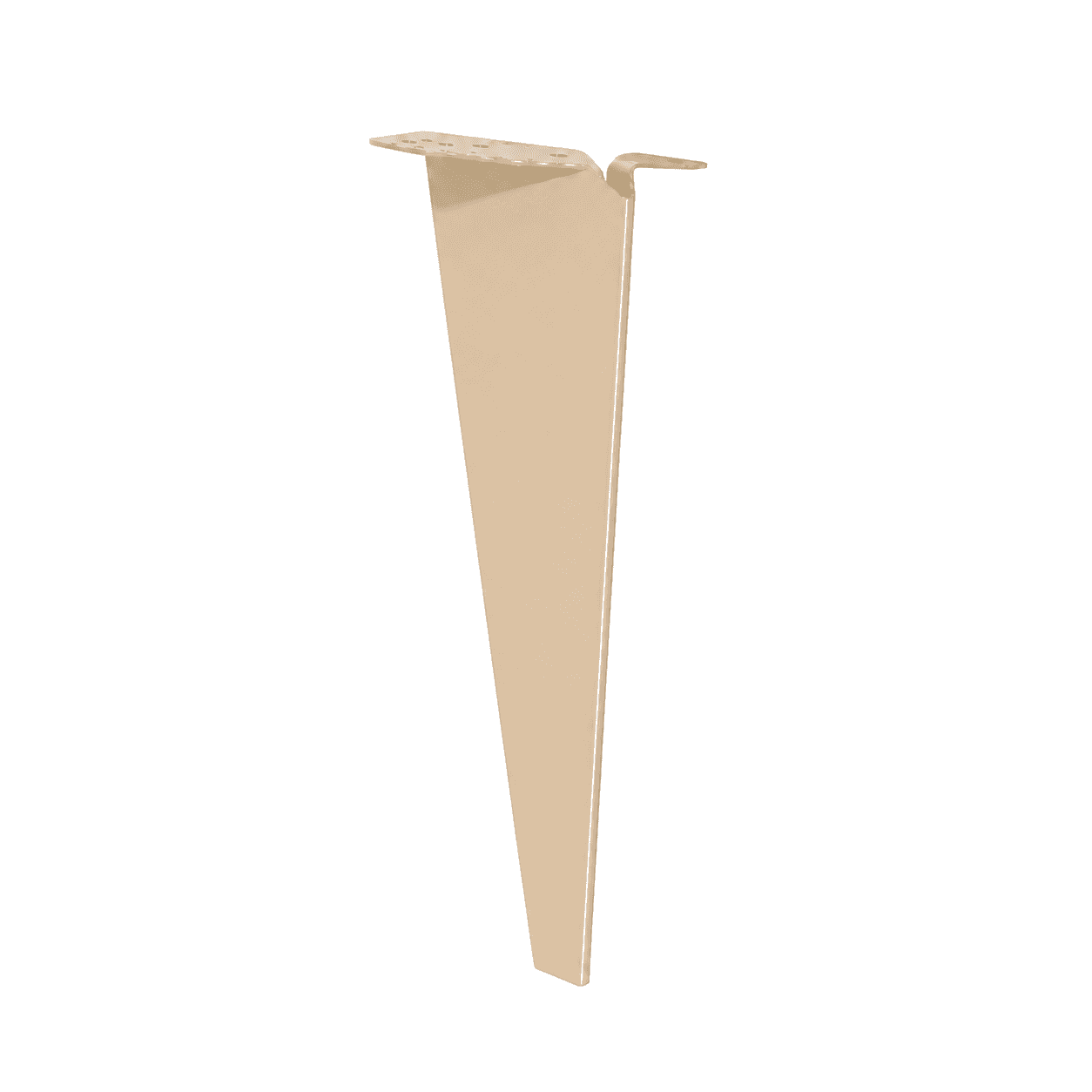 Iron Table Legs, 50cm, Multiple Colors - Customizable Base alternate view