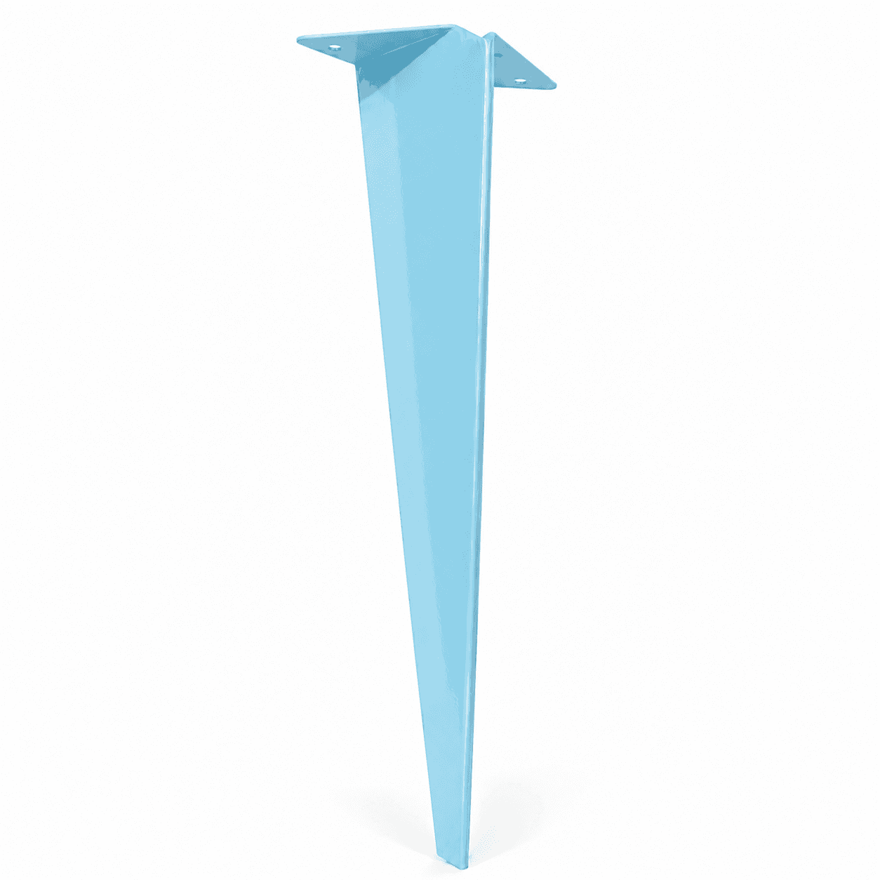 Iron Table Legs, 73cm, Multiple Colors - Customizable Base - Baby Blue