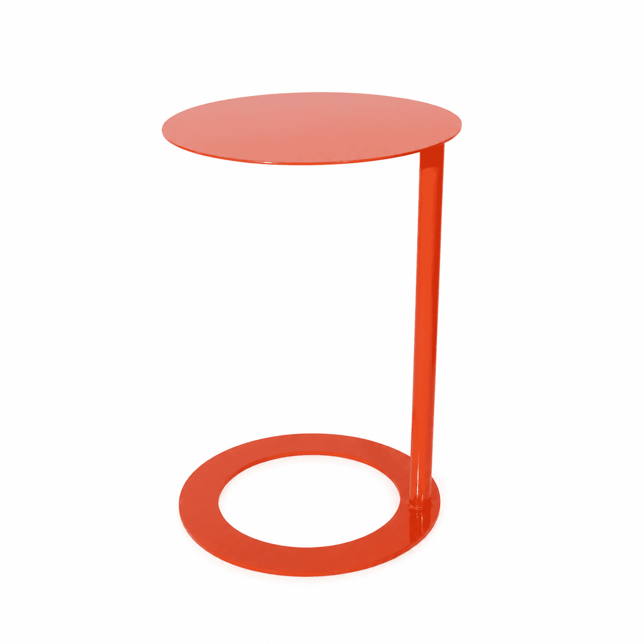 Double Ring Iron Coffee Table, 40cm Diameter alternate view