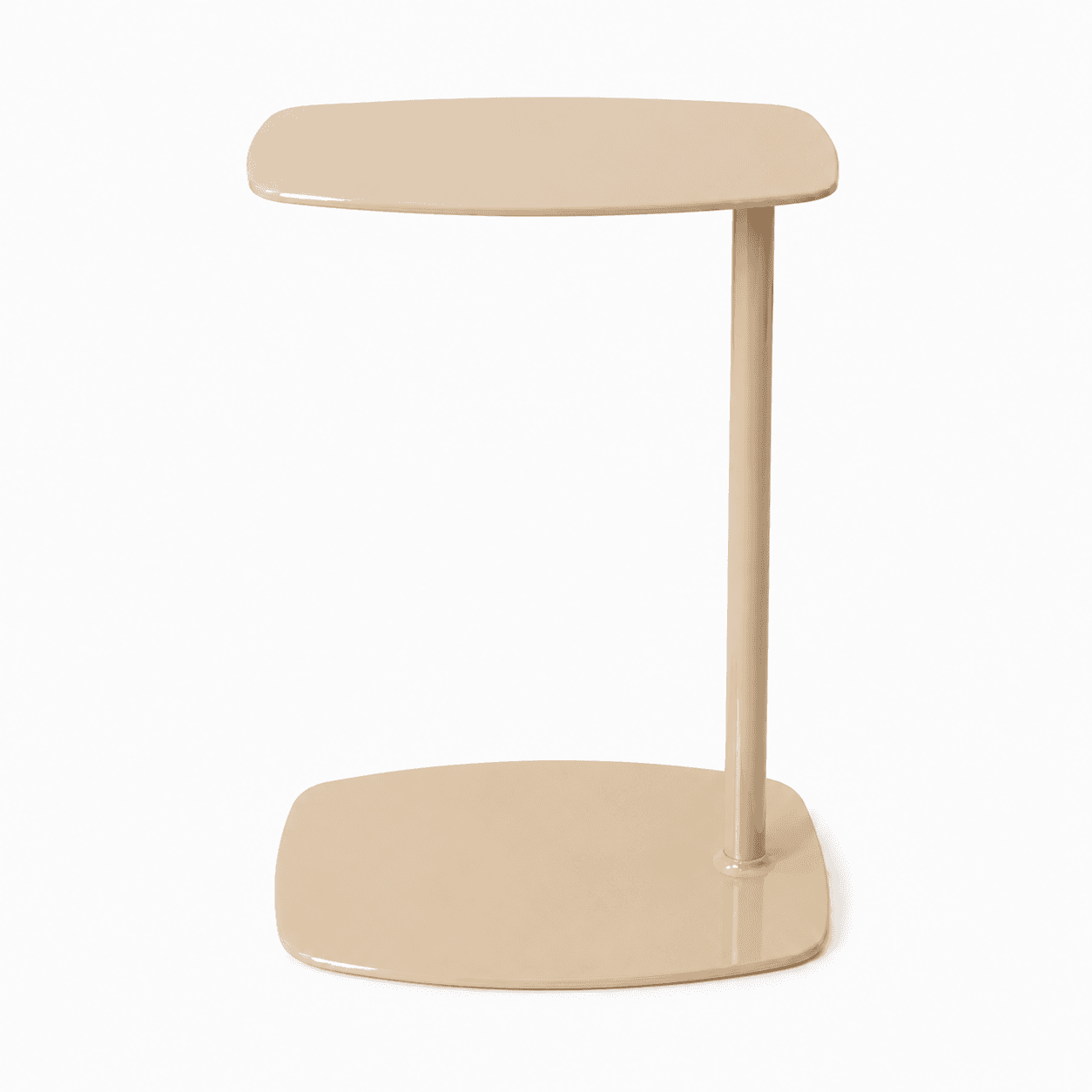 Triangle Iron Side Table, 73cm Height alternate view